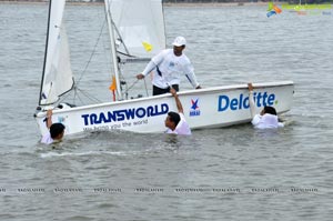 4th Monsoon Regatta Sailing Championship at Hussainsagar, Hyderabad Day 1 Photos