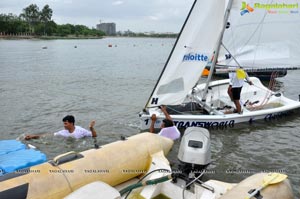 4th Monsoon Regatta Sailing Championship at Hussainsagar, Hyderabad Day 1 Photos