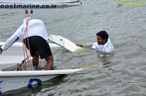 4th Monsoon Regatta Sailing Championship at Hussainsagar, Hyderabad Day 1 Photos