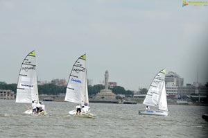 4th Monsoon Regatta Sailing Championship at Hussainsagar, Hyderabad Day 1 Photos