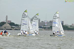 4th Monsoon Regatta Sailing Championship at Hussainsagar, Hyderabad Day 1 Photos