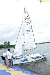 4th Monsoon Regatta Sailing Championship at Hussainsagar, Hyderabad Day 1 Photos