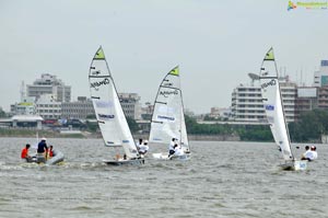 4th Monsoon Regatta Sailing Championship at Hussainsagar, Hyderabad Day 1 Photos