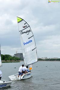 4th Monsoon Regatta Sailing Championship at Hussainsagar, Hyderabad Day 1 Photos