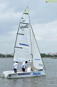 4th Monsoon Regatta Sailing Championship at Hussainsagar, Hyderabad Day 1 Photos