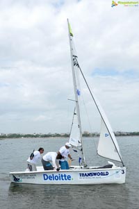 4th Monsoon Regatta Sailing Championship at Hussainsagar, Hyderabad Day 1 Photos