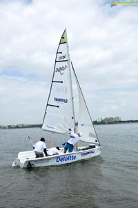 4th Monsoon Regatta Sailing Championship at Hussainsagar, Hyderabad Day 1 Photos