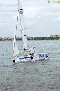 4th Monsoon Regatta Sailing Championship at Hussainsagar, Hyderabad Day 1 Photos