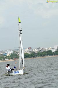 4th Monsoon Regatta Sailing Championship at Hussainsagar, Hyderabad Day 1 Photos