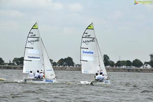 4th Monsoon Regatta Sailing Championship at Hussainsagar, Hyderabad Day 1 Photos