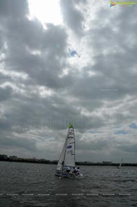 4th Monsoon Regatta Sailing Championship at Hussainsagar, Hyderabad Day 1 Photos