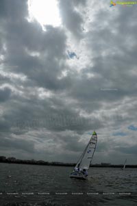 4th Monsoon Regatta Sailing Championship at Hussainsagar, Hyderabad Day 1 Photos