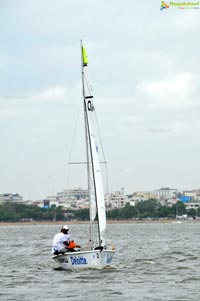 4th Monsoon Regatta Sailing Championship at Hussainsagar, Hyderabad Day 1 Photos