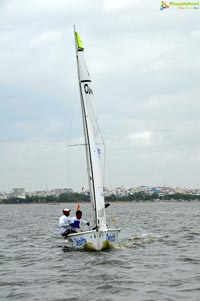 4th Monsoon Regatta Sailing Championship at Hussainsagar, Hyderabad Day 1 Photos