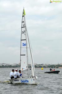 4th Monsoon Regatta Sailing Championship at Hussainsagar, Hyderabad Day 1 Photos