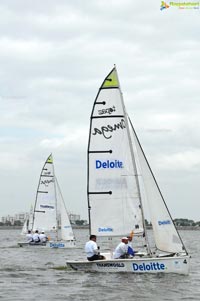 4th Monsoon Regatta Sailing Championship at Hussainsagar, Hyderabad Day 1 Photos