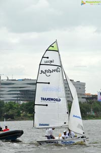 4th Monsoon Regatta Sailing Championship at Hussainsagar, Hyderabad Day 1 Photos