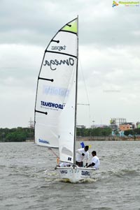 4th Monsoon Regatta Sailing Championship at Hussainsagar, Hyderabad Day 1 Photos