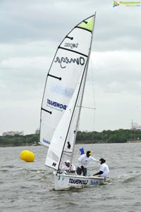 4th Monsoon Regatta Sailing Championship at Hussainsagar, Hyderabad Day 1 Photos