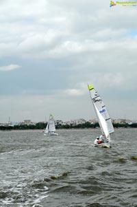 4th Monsoon Regatta Sailing Championship at Hussainsagar, Hyderabad Day 1 Photos