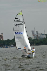 4th Monsoon Regatta Sailing Championship at Hussainsagar, Hyderabad Day 1 Photos