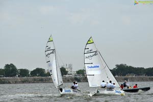 4th Monsoon Regatta Sailing Championship at Hussainsagar, Hyderabad Day 1 Photos