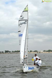 4th Monsoon Regatta Sailing Championship at Hussainsagar, Hyderabad Day 1 Photos