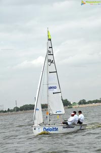 4th Monsoon Regatta Sailing Championship at Hussainsagar, Hyderabad Day 1 Photos