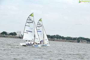 4th Monsoon Regatta Sailing Championship at Hussainsagar, Hyderabad Day 1 Photos