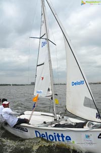 4th Monsoon Regatta Sailing Championship at Hussainsagar, Hyderabad Day 1 Photos