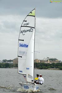 4th Monsoon Regatta Sailing Championship at Hussainsagar, Hyderabad Day 1 Photos