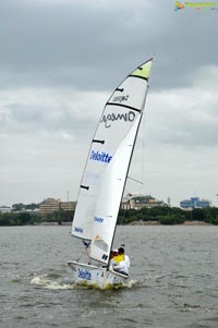 4th Monsoon Regatta Sailing Championship at Hussainsagar, Hyderabad Day 1 Photos