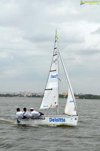 4th Monsoon Regatta Sailing Championship at Hussainsagar, Hyderabad Day 1 Photos