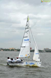 4th Monsoon Regatta Sailing Championship at Hussainsagar, Hyderabad Day 1 Photos