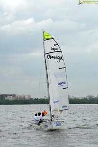 4th Monsoon Regatta Sailing Championship at Hussainsagar, Hyderabad Day 1 Photos