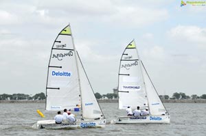 4th Monsoon Regatta Sailing Championship at Hussainsagar, Hyderabad Day 1 Photos