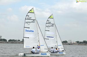 4th Monsoon Regatta Sailing Championship at Hussainsagar, Hyderabad Day 1 Photos