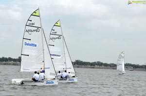 4th Monsoon Regatta Sailing Championship at Hussainsagar, Hyderabad Day 1 Photos