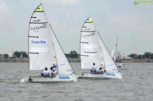 4th Monsoon Regatta Sailing Championship at Hussainsagar, Hyderabad Day 1 Photos