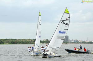 4th Monsoon Regatta Sailing Championship at Hussainsagar, Hyderabad Day 1 Photos