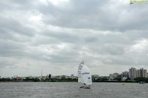 4th Monsoon Regatta Sailing Championship at Hussainsagar, Hyderabad Day 1 Photos