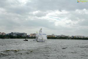 4th Monsoon Regatta Sailing Championship at Hussainsagar, Hyderabad Day 1 Photos