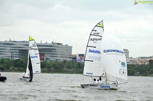 4th Monsoon Regatta Sailing Championship at Hussainsagar, Hyderabad Day 1 Photos