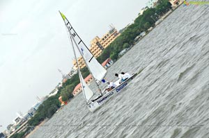 4th Monsoon Regatta Sailing Championship at Hussainsagar, Hyderabad Day 1 Photos