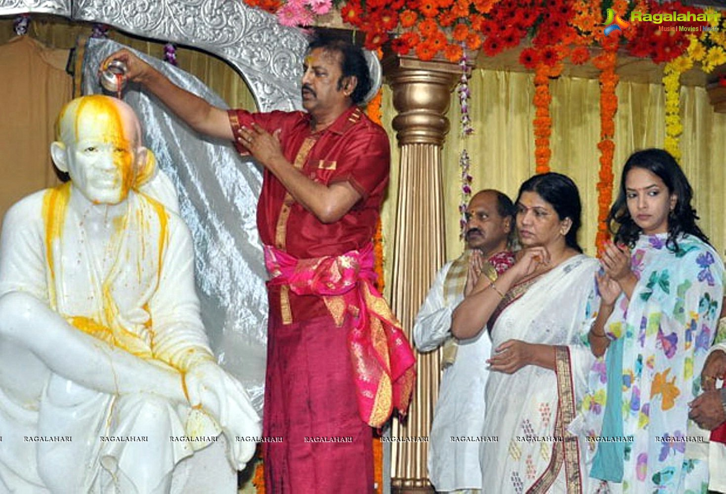 Mohan Babu’s Family Guru Purnima Celebrations