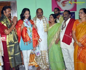 Mohan Babu Guru Purnima Special Pooja with his grand daughters Ariaana and Viviana