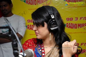 Manoj Manchu and Deeksha Seth at Radio Mirchi