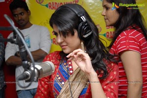 Manoj Manchu and Deeksha Seth at Radio Mirchi