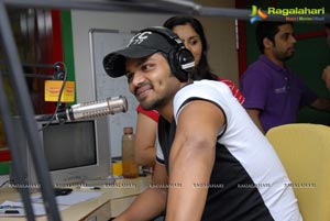 Manoj Manchu and Deeksha Seth at Radio Mirchi