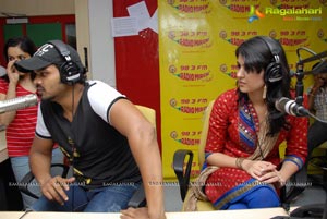 Manoj Manchu and Deeksha Seth at Radio Mirchi